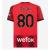 AC Milan Yunus Musah #80 Heimtrikot 2023-24 Kurzarm